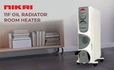 Nikai 11F Oil Radiator Room Heater