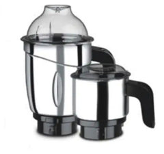 Philips HL7757/00 750W black mixer grinder with three stainless steel jars, model PH-1015-MG.
