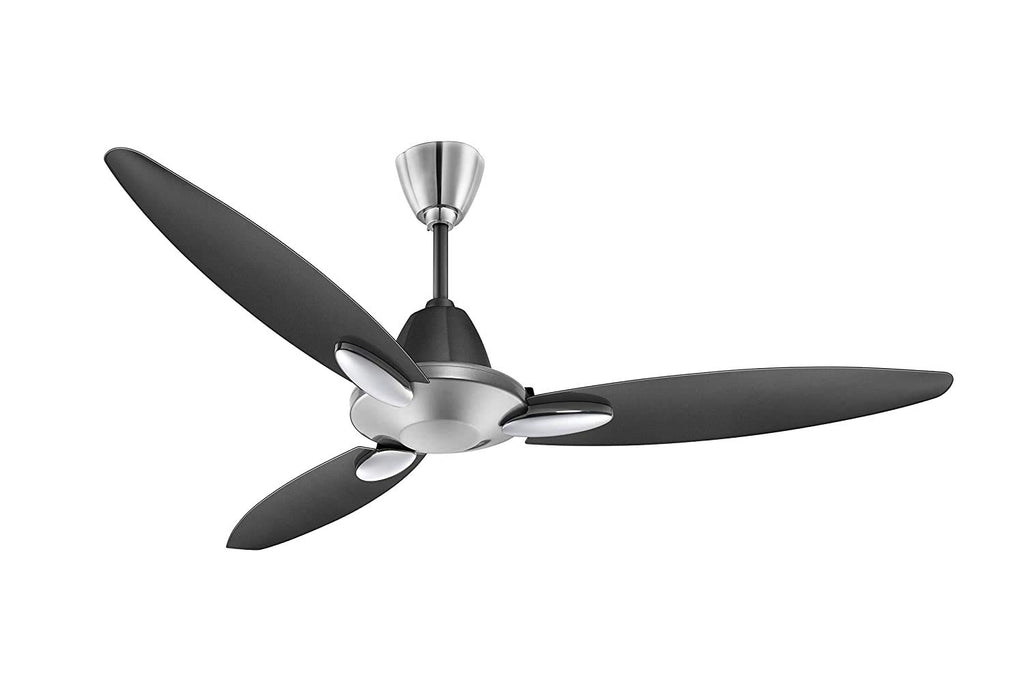 Usha Bloom Daffodil 50" Ceiling Fan Grey and Black U212