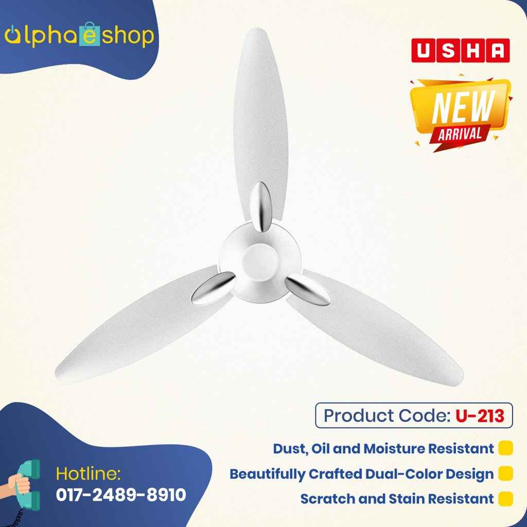 Usha Bloom Daffodil 50" (Sparkle White) U213 Limited