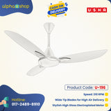 Usha Bloom Primrose 50'' (White) U-196 - Ceiling Fan - Best Ceiling Fan Price in Bangladesh  | Alphaeshop.store