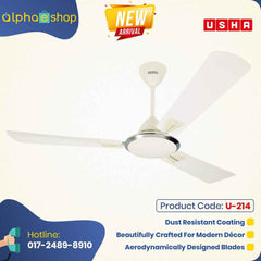 Usha Striker Galaxy 56 Anti Dust (Pearl White Chrome) U-214