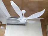 Yamada Alpha 52" White under light Remote Ceiling fan Y-504