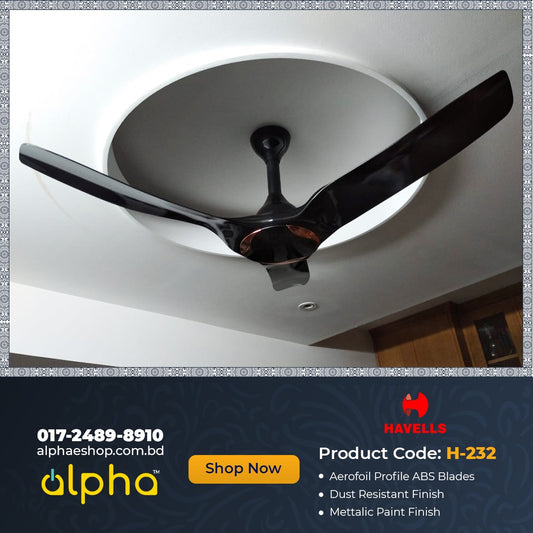 Havells Stealth Air Cruise 53” (Metallic Black) H-232