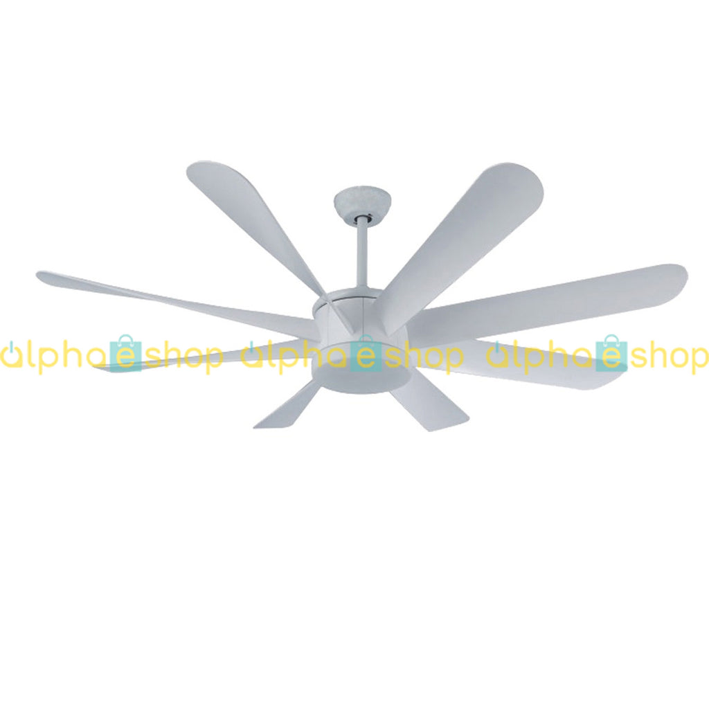 Yamade Alpha 60″ White Underlight Remote Ceiling Fan Y-507
