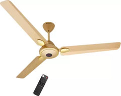 Atomberg Efficio+ 48" 35W BLDC motor Energy Saving Anti-Dust Speed Indicator Light Ceiling Fan with Remote Control  (Metallic Gold) AT-114