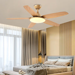 Yamade Alpha 52" underlight  Remote Ceiling fan ( Pine Wood ) Y-518
